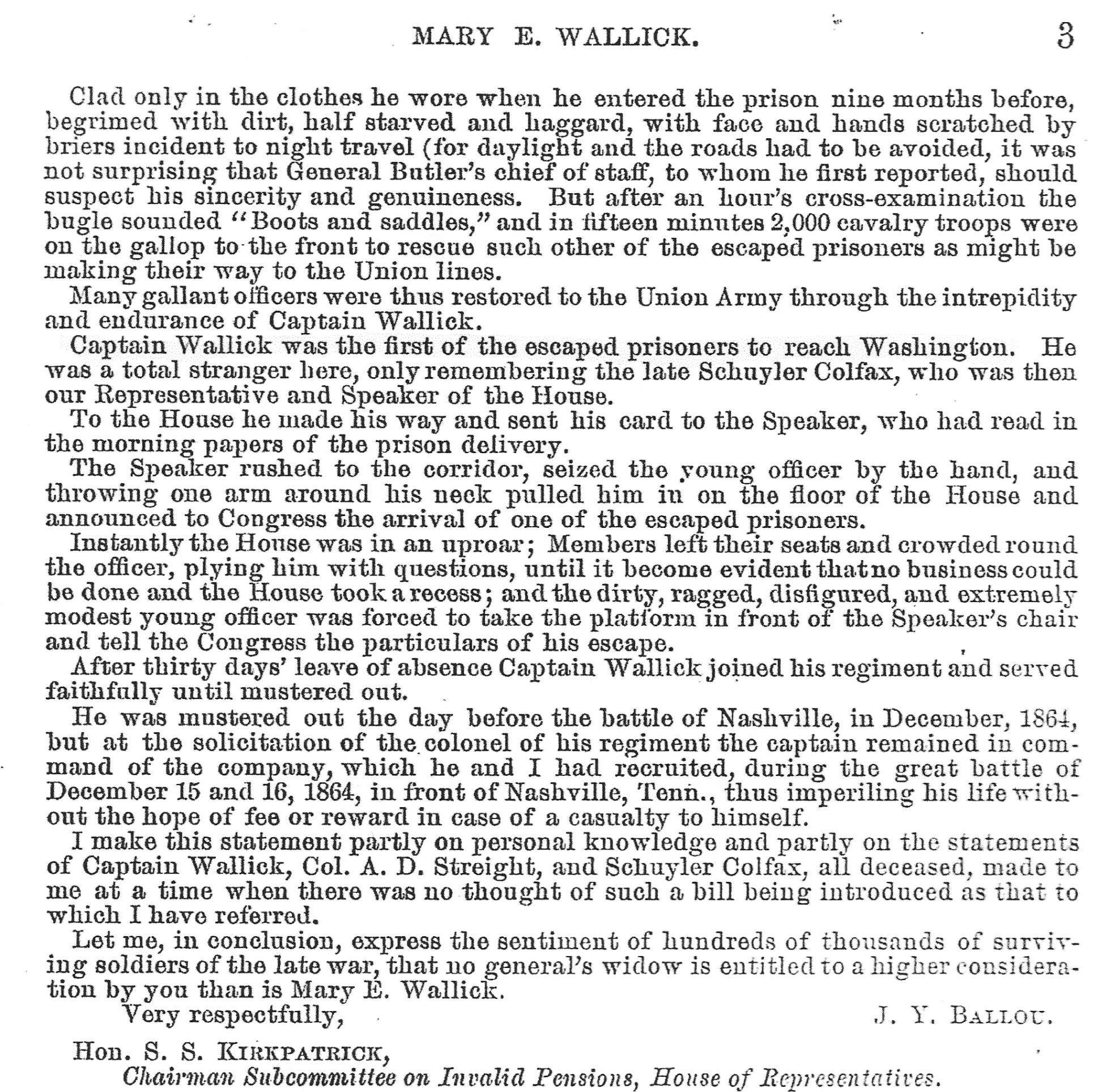 House of Representatives Report No. 234 — Mary E. Wallick pension, page 3